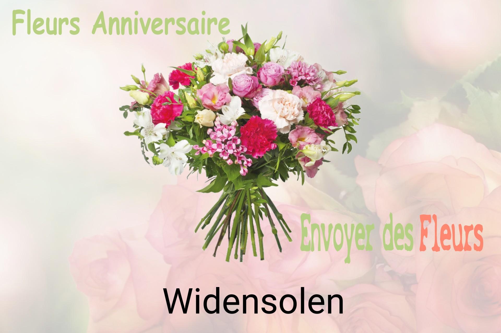 Bouquet de fleurs d’anniversaire livré à Widensolen