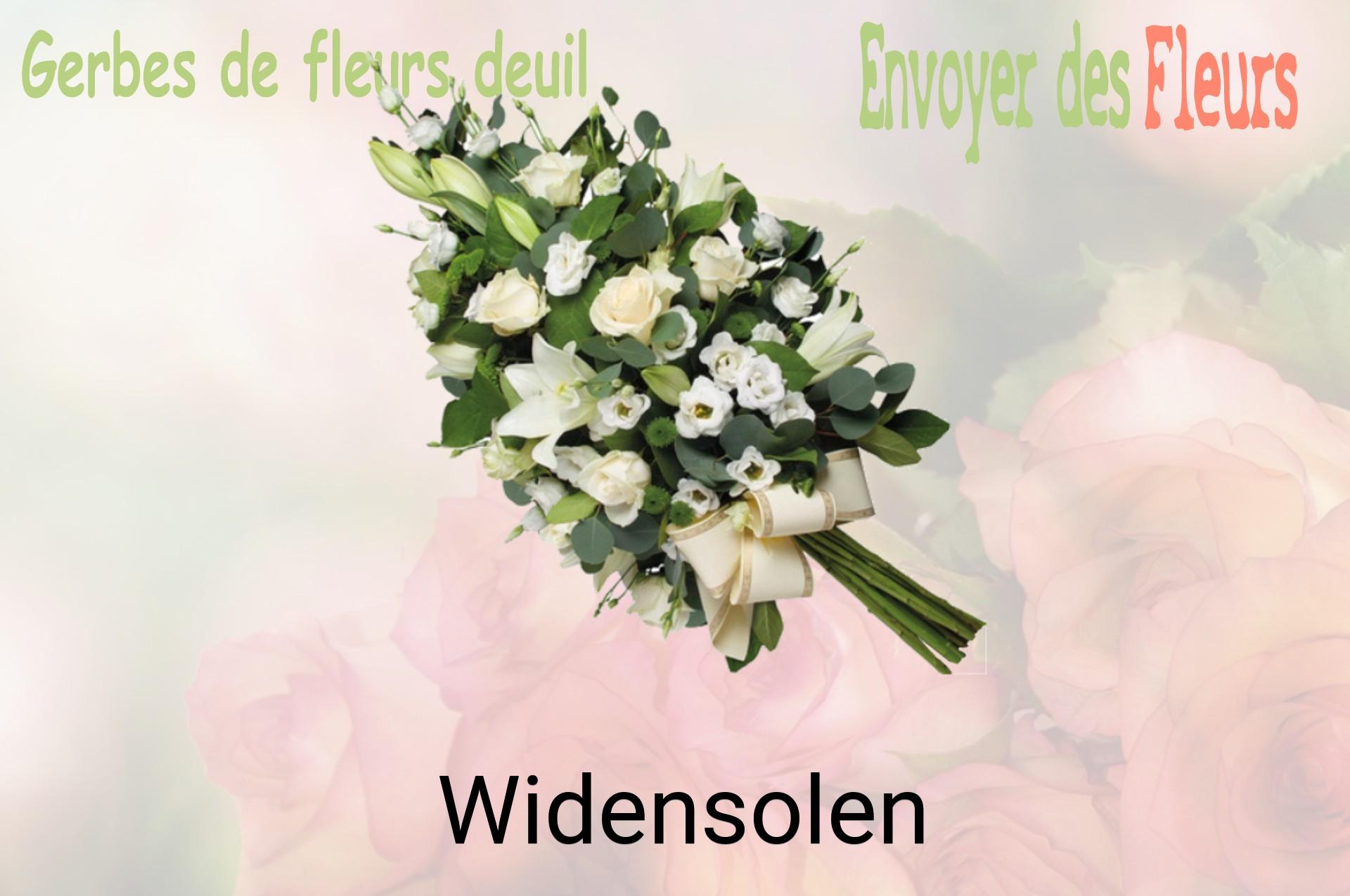 Gerbe de fleurs de deuil livrée à Widensolen